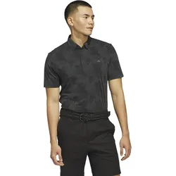 adidas Polo Go-To Print, anthrazit/schwarz