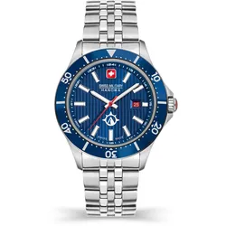 SWISS MILITARY HANOWA - FLAGSHIP X - Metallarmbnd  - blue dial