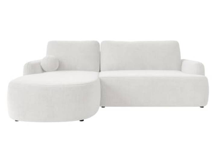 Mirjan24 Ecksofa Loridu Premium mit Bettkasten (Golden 01, L) Freistehendes Ecksofa mit Schlaffunktion, L-Form, Chenillestoff, 1 Zierkissen, abgerundeten Formen, B/H/T: 250/90/174 cm