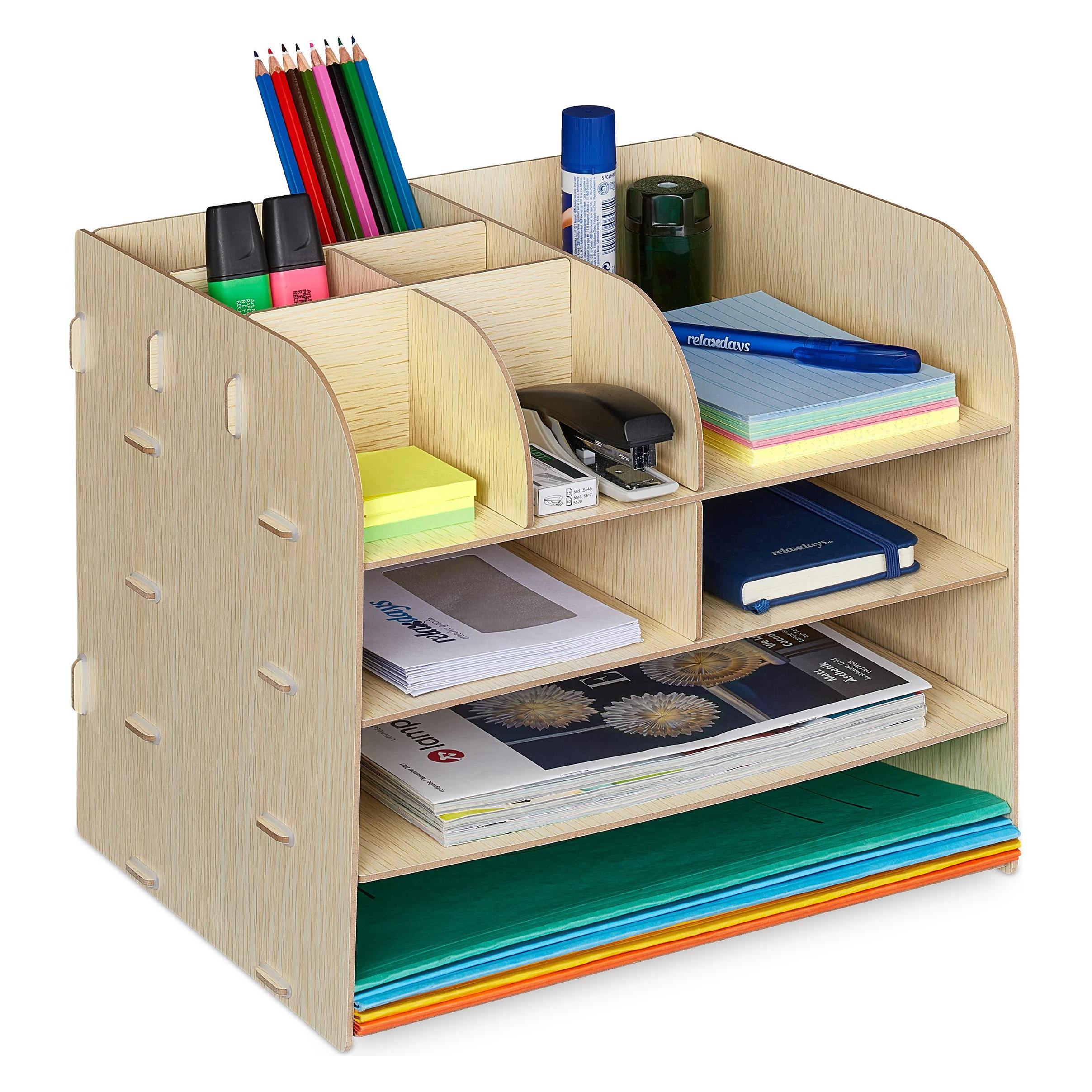 Relaxdays Schreibtisch Organizer (4052025982447)
