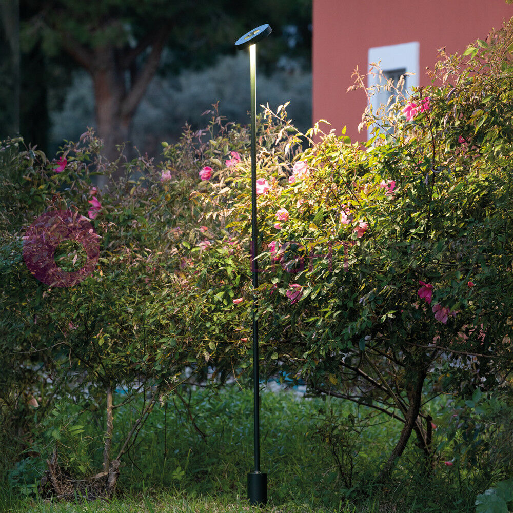 Donut Picchetto Led 12w Con Luce Orientabile Design Moderno H.130