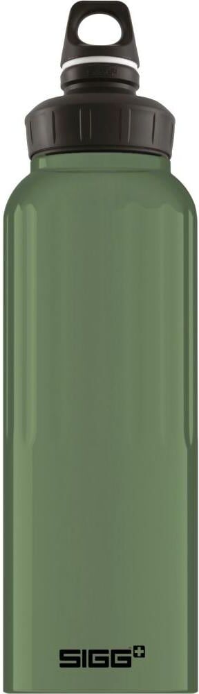 Trinkflasche SIGG "WMB Traveller Leaf 1,5 l Green Touch", grün, Trinkflaschen, KinderH:33cm, Aluminium, Trinkflasche, BPA-frei, H:33cm grün Einheitsgröße