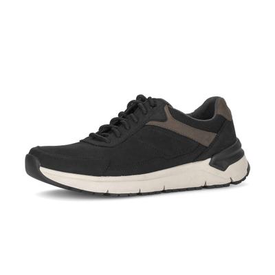 Sneaker GABOR "Sneaker low", Herren, Gr. 43, schwarz, Schuhe Sneaker