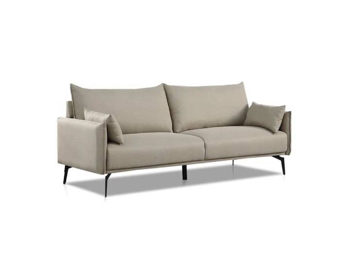 Canapé scandinave 3 places beige - Ivar