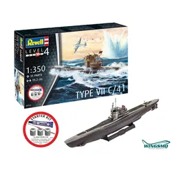 Revell Starter Kit German Submarine Type VII C/41 75154