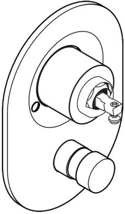 Hansgrohe conversion set ball to M3 cartridge for bath mixer 97332000