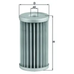 Kraftstofffilter MAHLE KX 39 für Mercedes-Benz Glas Ponton Heckflosse 04