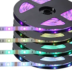 RGB LED-Band Fernbedienung Farbwechsler Farben Fixierbar Eck Verbindung L 3 m