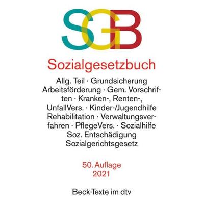 Sozialgesetzbuch mit Sozialgerichtsgesetz, mit Sozialgerichtsgesetz, Taschenbuch von , dtv, 978-3-406-77355-6