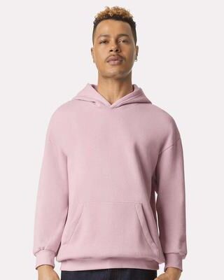 American Apparel RF498 ReFlex Fleece Hoodie Sweatshirt in Blush size Large   Cotton/Polyester Blend