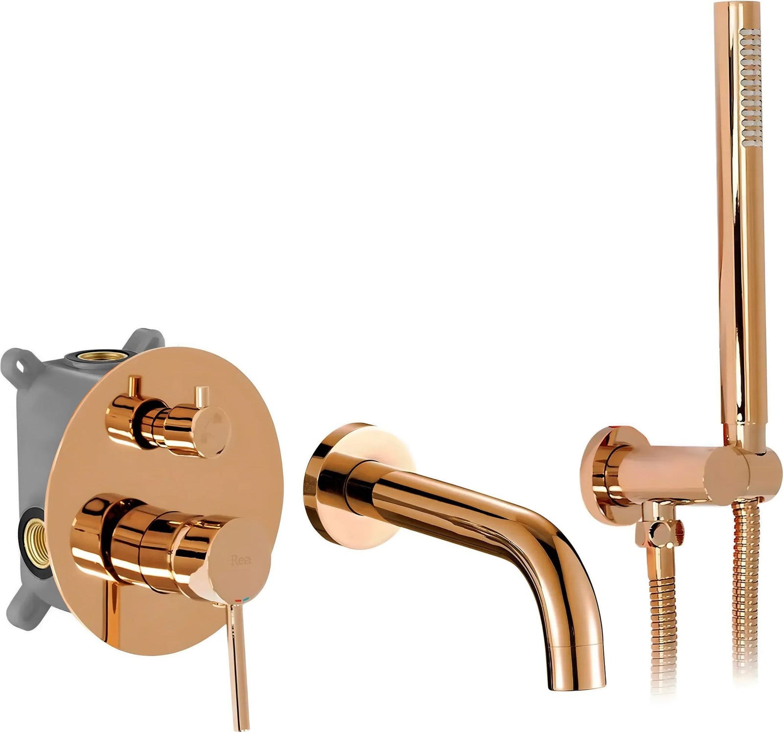 Rea Inbouw Badmengkraan Lungo Copper met Box
