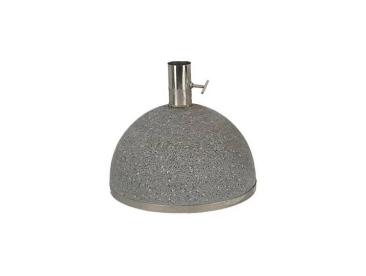 Betonschirmständer ESSCHERT DESIGN Granito Granit, 31,5 kg , dunkelgrau, schwarz, B:35,5cm H:25,5cm T:35,5cm, Edelstahl, Granit, Schirmhalterungen, Betonschirmständer