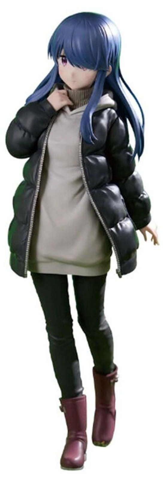 Banpresto Laid-Back Camp Rin Shima verzamelbeeldje, 23 cm