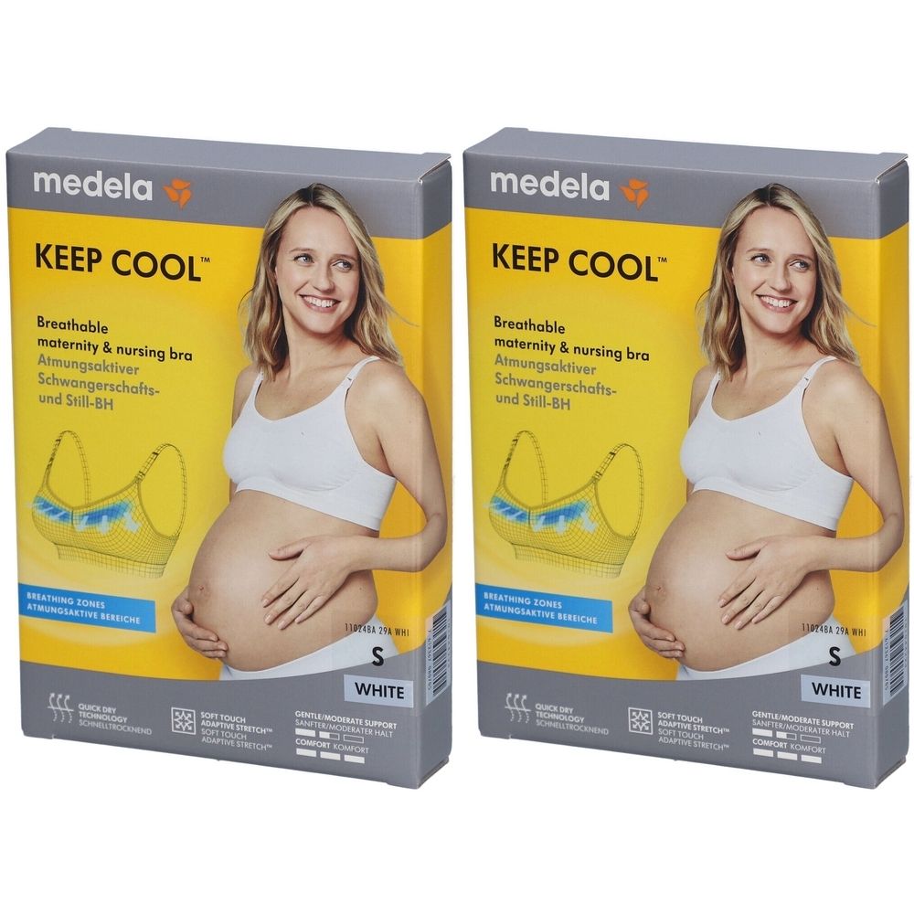 Medela Keep Cool BH S weiß 2x 2x1 St