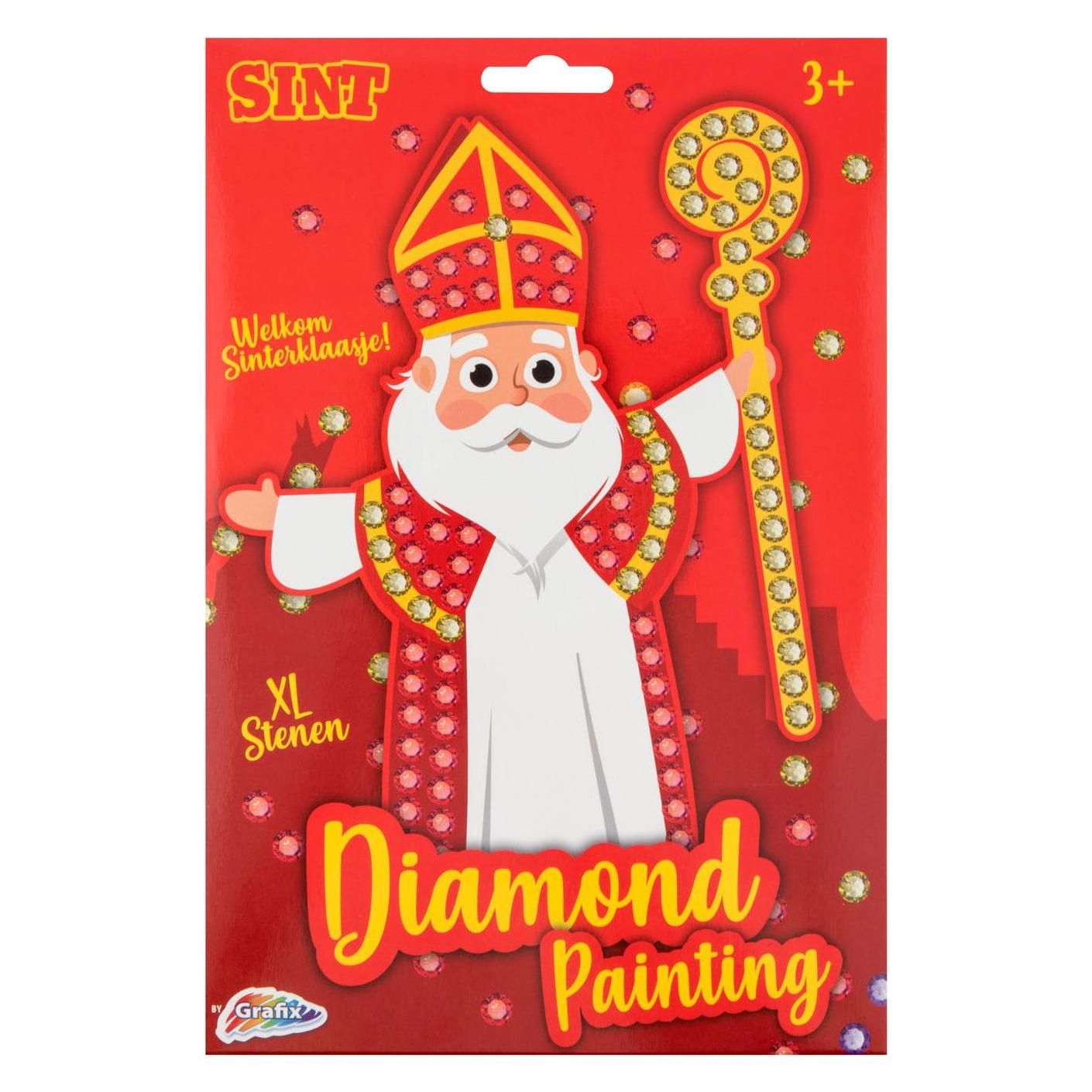 Grafix Sinterklaas Mosaik-Diamantmalerei - XL-Steine (assortiert - 1 Stück) (65008439)