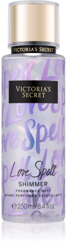 Victoria s Secret Love Spell Shimmer Bodyspray mit Glitzerteilchen für Damen 250 ml