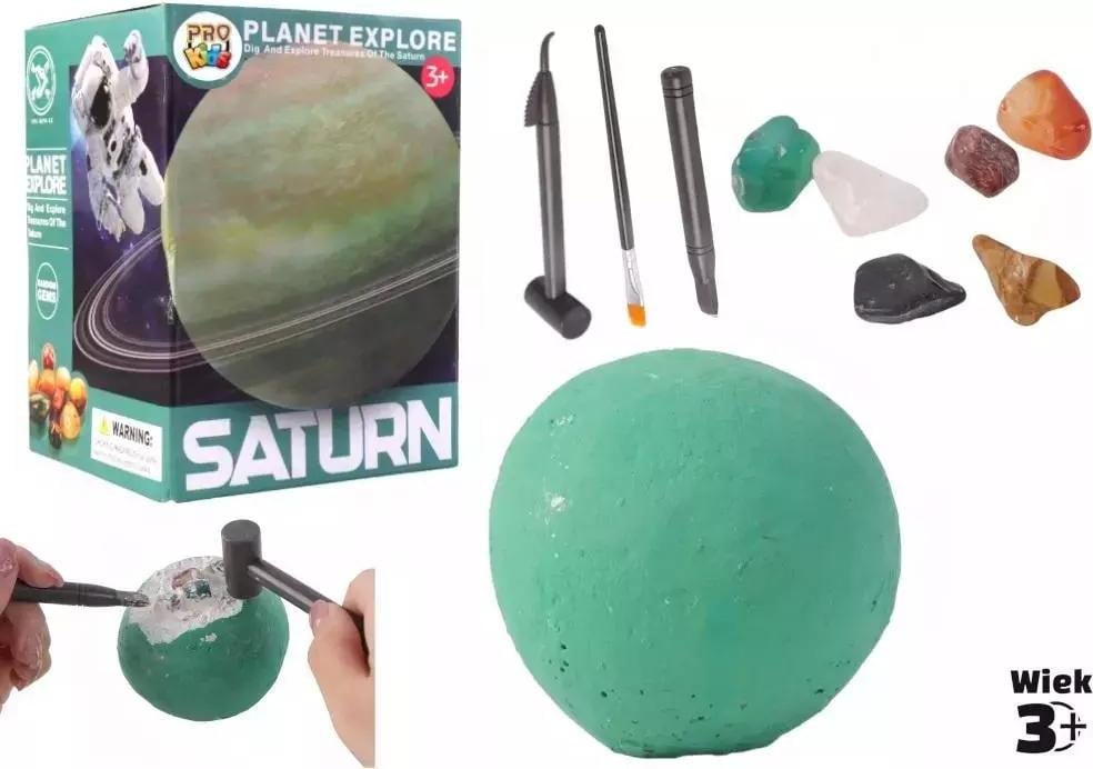 Pro Kids Winning van mineralen op de planeet Saturnus