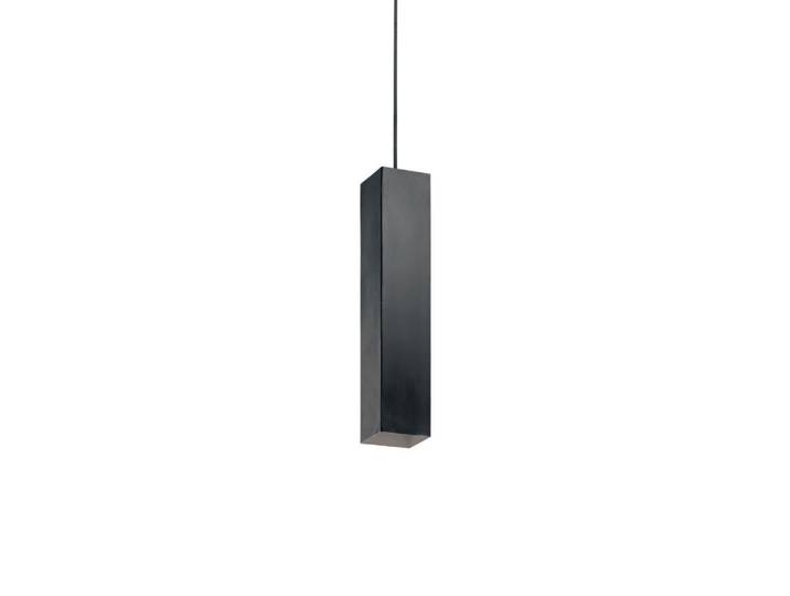 Ideal Lux Led-Hängeleuchte Sky Sp1, Schwarz, Metall, 5 mm, quadratisch, 230 cm, Lampen & Leuchten, Innenbeleuchtung, Hängeleuchten, Pendelleuchten