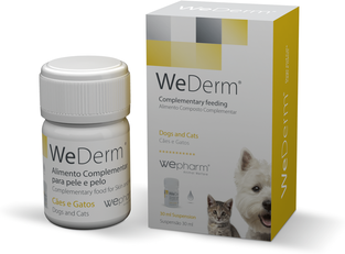 Wepharm Alimento Cães e Gatos Apoio Função Dérmica 30 ml