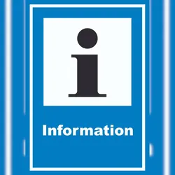 HB-Druck Information Schild A6 (105x148mm)