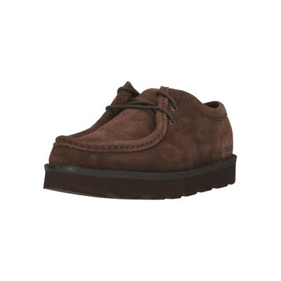 Mokassin CLARKS "Meare Walla", Herren, Gr. 44, dunkelbraun, Schuhe Mokassin, mit profilierter Laufsohle