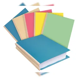 Exacompta 770000E 25er Packung Aktendeckel mit leinen Rücken Forever® 320g 24x32cm - Farben sortiert