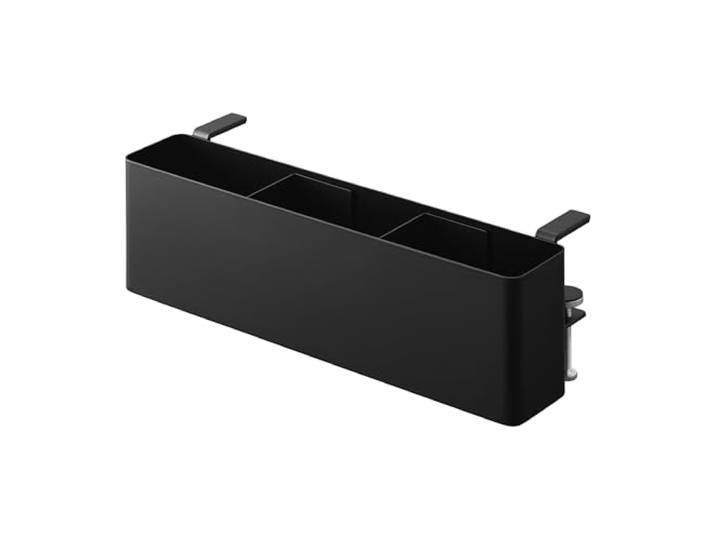 Yamazaki 1575 TOWER Slim Tableside Basket\, black\, Steel\, 30 x 10 x 9.511 cm