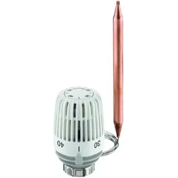 Heimeier Thermostat-Kopf mit Wärmeleitsockel und Spiralfeder, Thermostat, Weiss