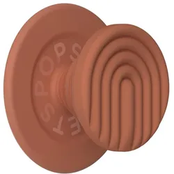 PopSockets PopOut MagSafe Handyhalterung Curves Edition, Smartphone Halterung, Braun
