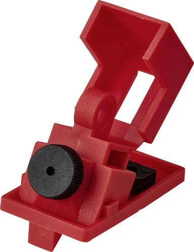 Sygonix SY-6872680 Verriegelung 28.9mm Rot Leistungsschalter Klemme 16.5x12mm