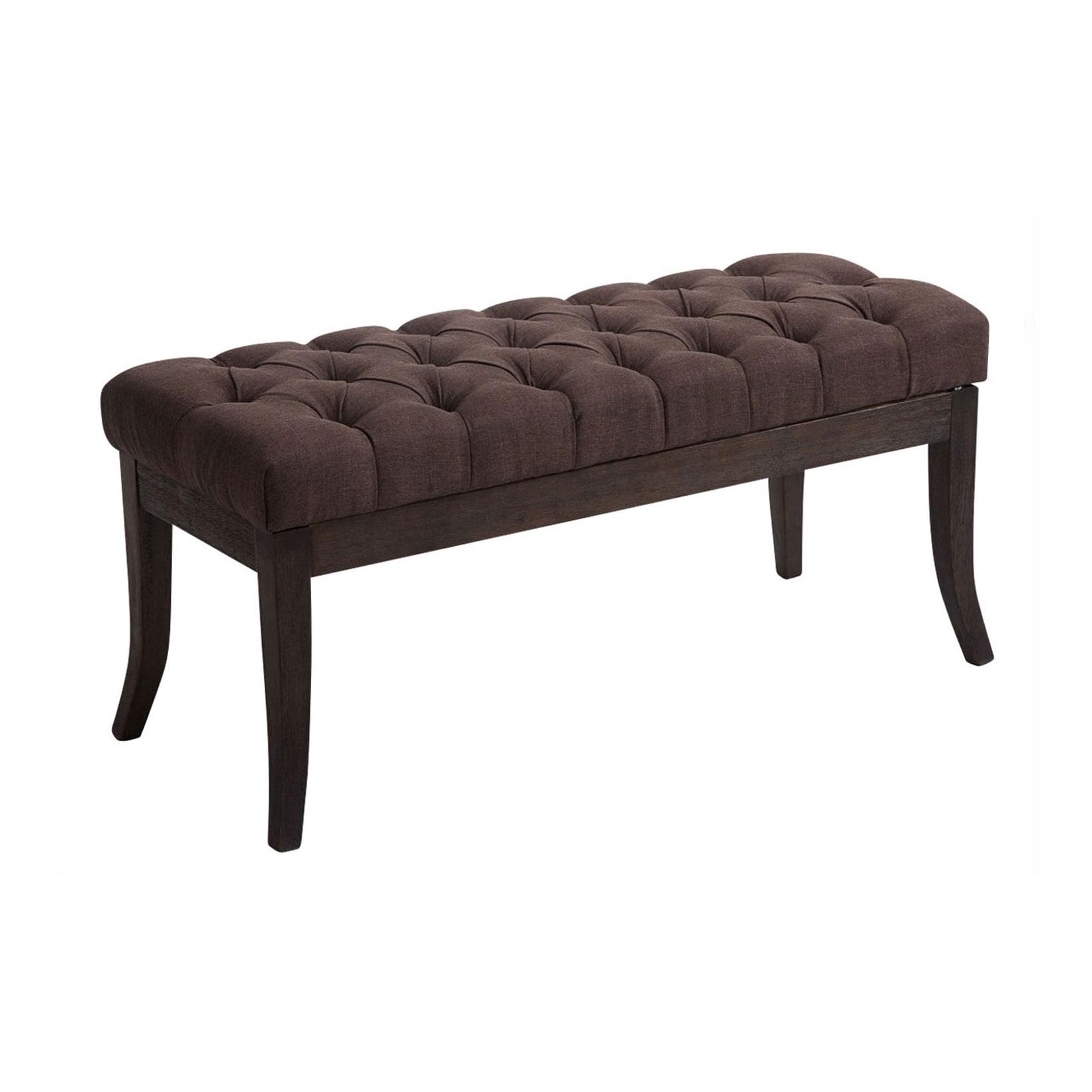 CLP Sitzbank Ramses Stoff antik-dunkel 100 Farbe: braun, Größe: 100 cm