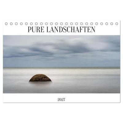 Pure Landschaften (Tischkalender 2027 DIN A5 quer), CALVENDO Monatskalender