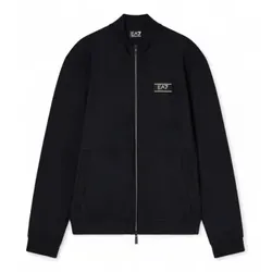 EA7 für Herren. 7M001338_AF21099 Premium Label Jacke navy (M), Schwarz, Lässig, Polyester, Elastan, Marine