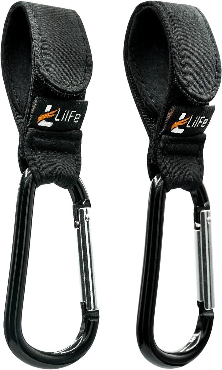 Wandelwagenhaken voor tassen - multifunctionele clips voor kinderwagens en buggy's