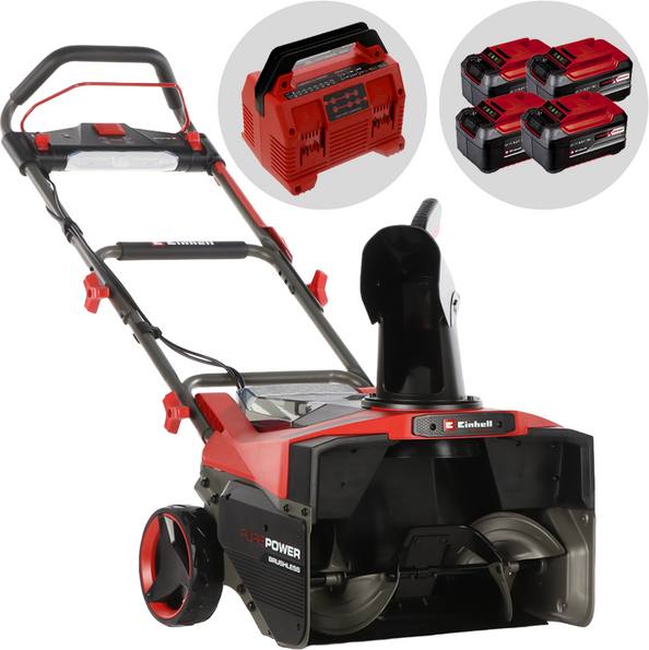 Einhell GP-ST 36/53 Li E BL - Akku-Schneefräse - 36V - 4x 18V 5.2Ah