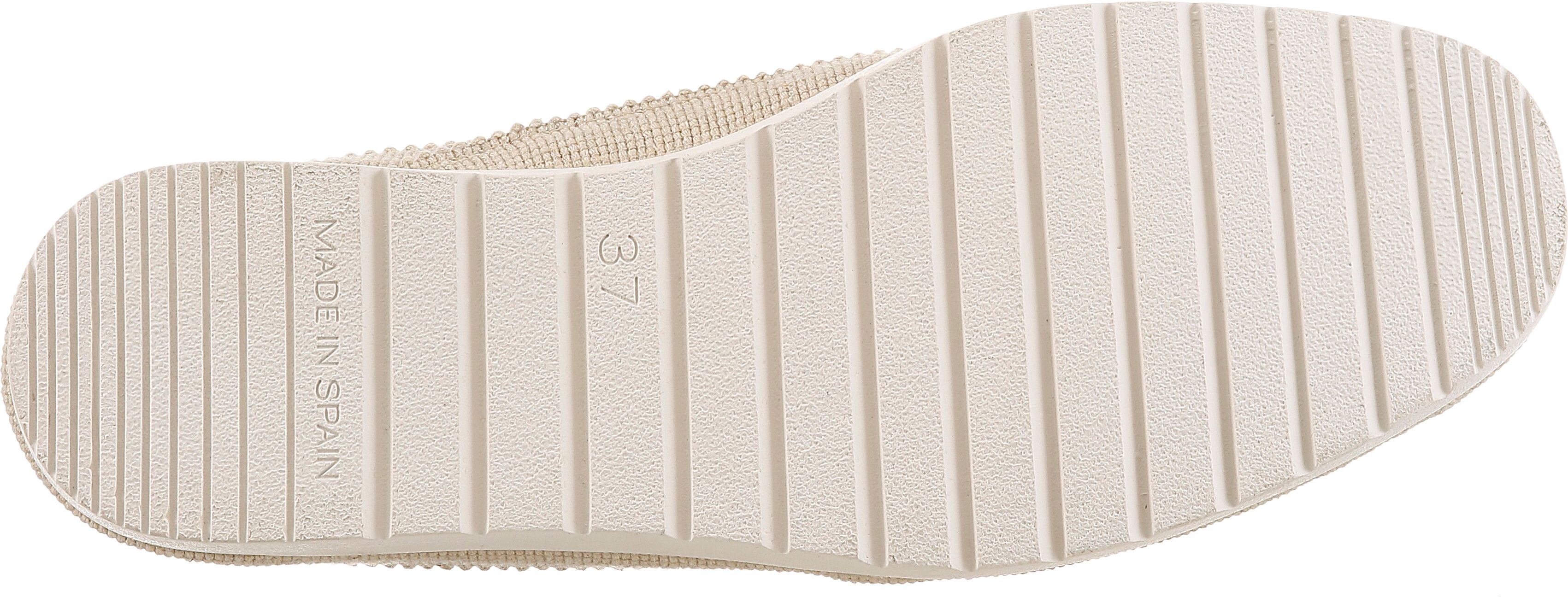 Slipper VERBENAS "NURIA", Damen, Gr. 38, ungefüttert, weiss (weiß), Leder, unifarben, Schuhe Slipper, Espadrille, Schlupfschuh, Halbschuh mit Stretcheinsätze weiß 38, ungefüttert
