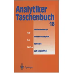 Analytiker-Taschenbuch, Fachbücher von Georg Schwedt
