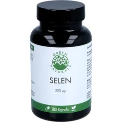 Green Naturals Selen 300Ug Rein Pflanzlich Vegan 180 ST