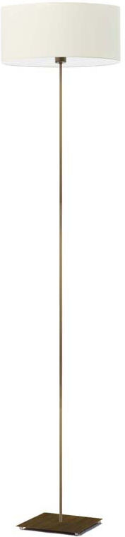 17 Stories Ayania 150 H cm Traditional Floor Lamp Ecru/Antique Gold 150cm H X 30cm W X 30cm D