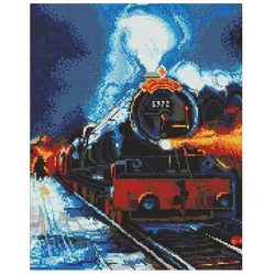 Ideyka Diamond Painting mit Rahmen Harry Potter: Der Weg zur Magie 40 x 50 cm
