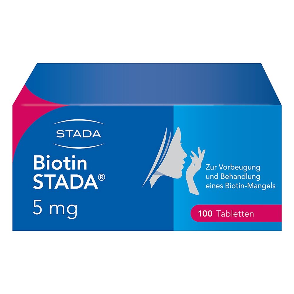 STADA Consumer Health Deutschland GmbH Biotin STADA 5mg Tabletten bei Biotinmangel 01328582