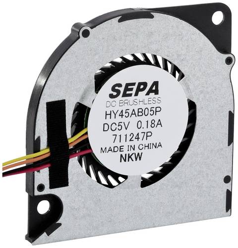 SEPA HY45AB05PSE26A-BLI Radiallüfter 5V 1.92 m³/h (L x B x H) 45 x 45 x 4.3mm