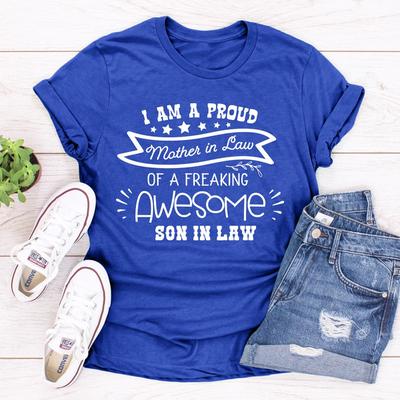 ForAllApparel I Am A Proud Mother In Law True Royal S