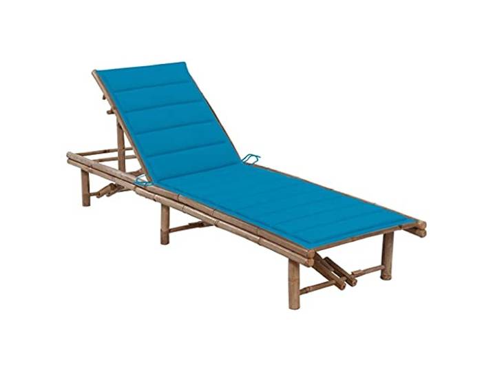 vidaXL Ligbed met kussen bamboe