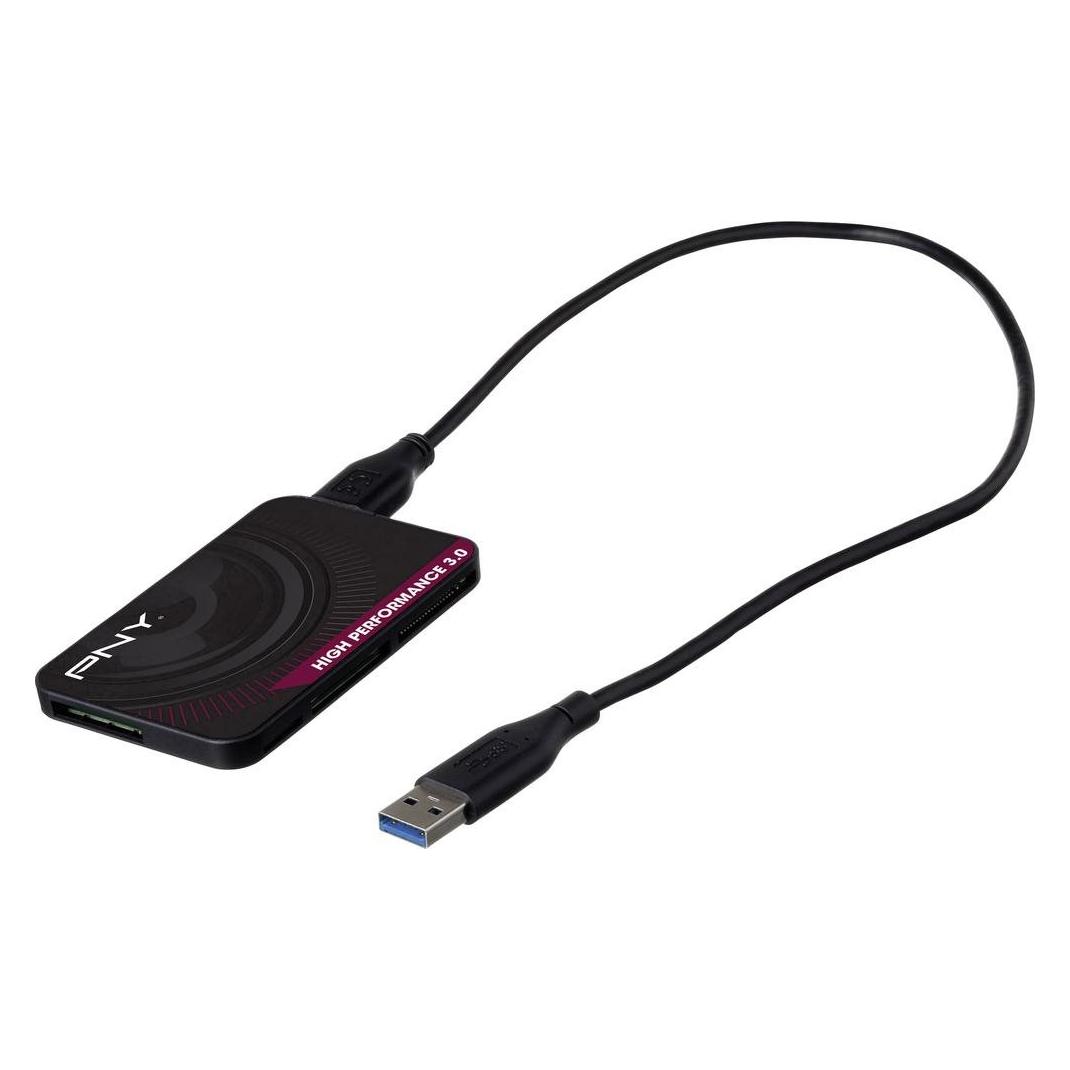 PNY Flash Card Reader High Performance 3.0 Formate (USB 3.0) (FLASHREAD-HIGPER-BX)