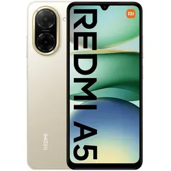 Xiaomi Redmi A5 4G (64 GB, Sandy Gold, 6.88", Dual SIM, 4G), Smartphone, Gold
