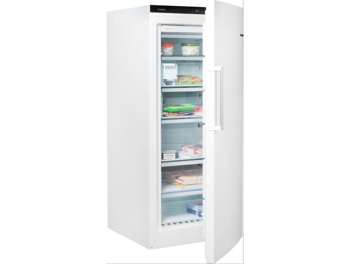 BOSCH Gefrierschrank GSN51AWDV , Energieeffizienz: D, weiß, B:70cm H:161cm T:78cm, Gefrierschränke, Kein Abtauen mit No Frost und viel Platz für großes Gefriergut, Gefrierschrank