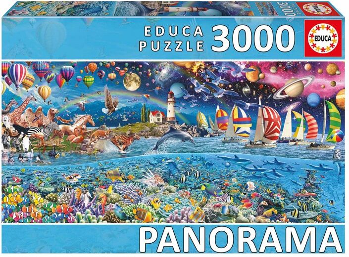 Puzzle 3000 pcs Panoramique Life - Educa
