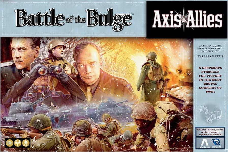 Renegade Game Studios Axis & Allies: Battle of the Bulge – WWII Strategisch Bordspel met 130+ Miniature en Hex-Based Combat