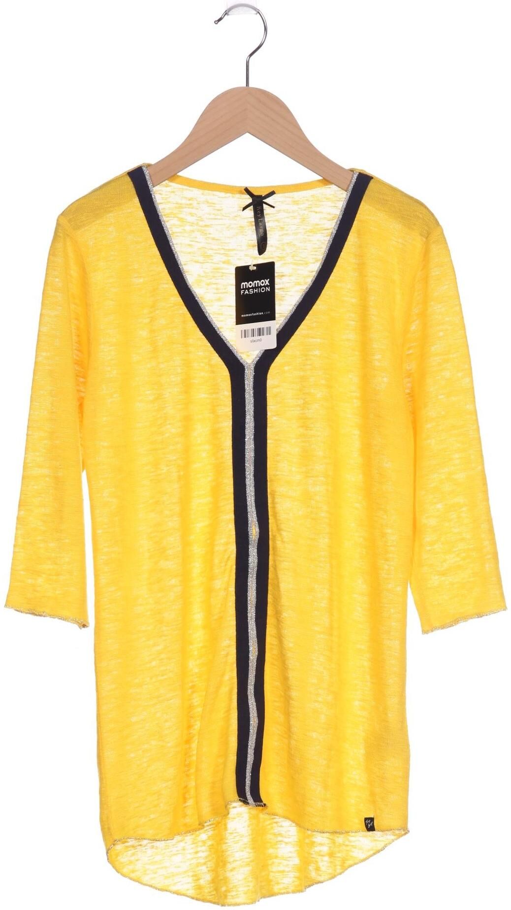 Key Largo Damen Langarmshirt, Gelb, Gr. S, Synthetik / Viskose - Second Hand